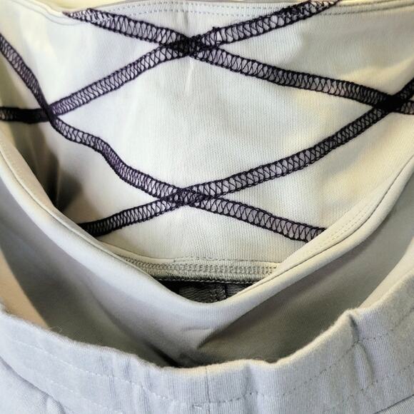 NYDJ Fit Solution City Track Pants Sz XL Gray Shapewear Compression Sweatpants - Picture 6 of 14